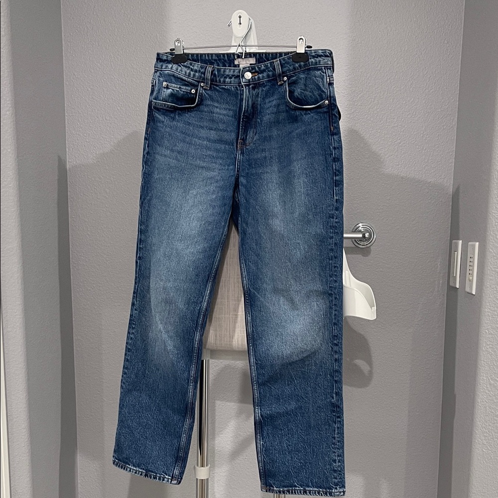 H&M Blue Straight Leg Jeans